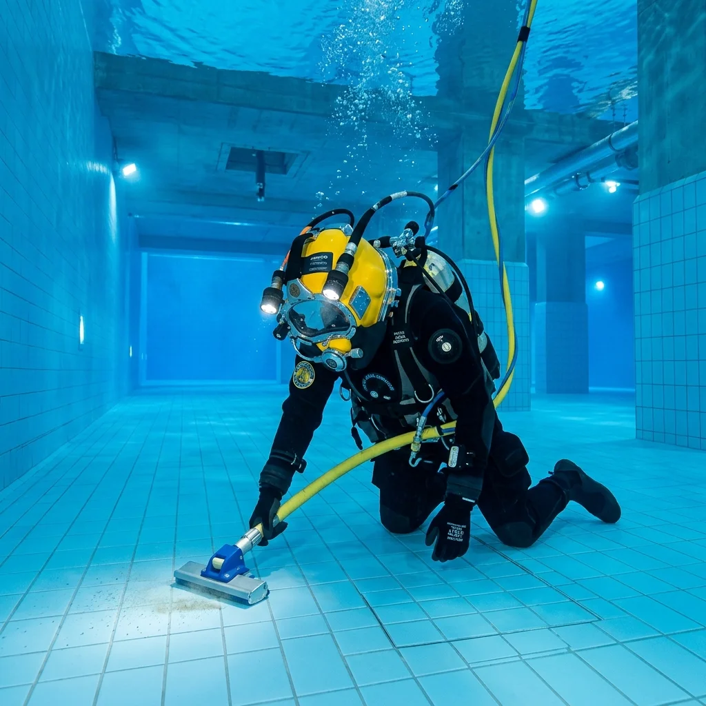 Limpieza de cisternas con buceo industrial